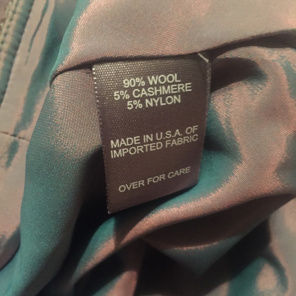 Bill Blass Purple Wool Cashmere Skirt w/ Pockets-4 - Picture 6 of 8